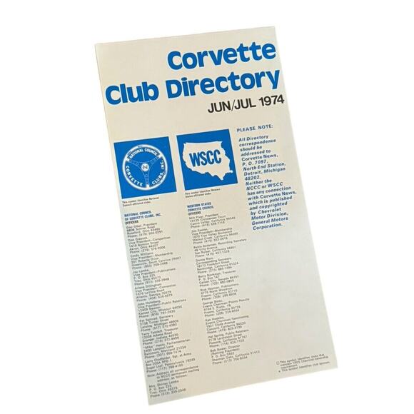 Corvette News (Lot of 6) VTG 1975 Magazines + Club Directory Daytona Racing - Picture 2 of 6